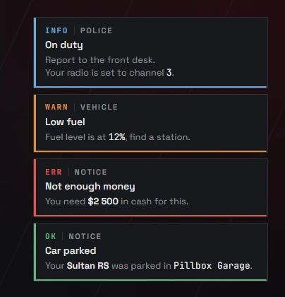 Notifications